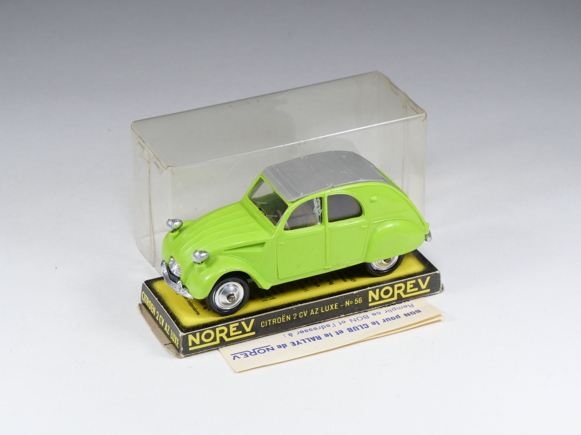 NOREV - 56 - Citroen 2cv AZ Luxe - Vert granny - En boite