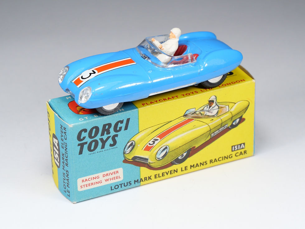 CORGI - 151A - Lotus Mark Eleven Le Mans Racing Car - En boite | BRICABOCK CORGI - 151A - Lotus Mark Eleven Le Mans Racing Car - En boite | BRICABOCK