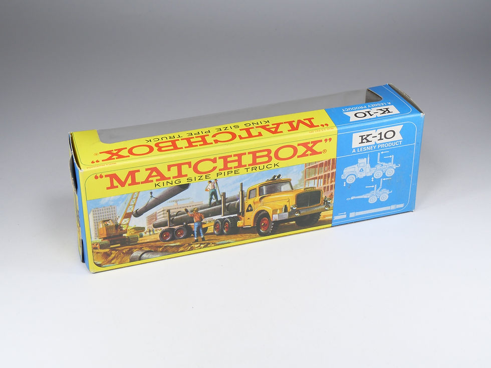 Thumbnail: MATCHBOX - KING SIZE - K-10 - Scammell Pipe Truck - En boite
