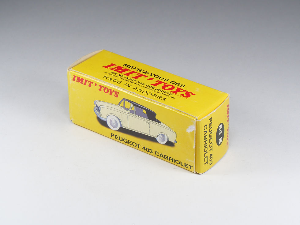 Thumbnail: IMIT TOYS Andorre - 54B - Peugeot 403 Cabriolet - En boite