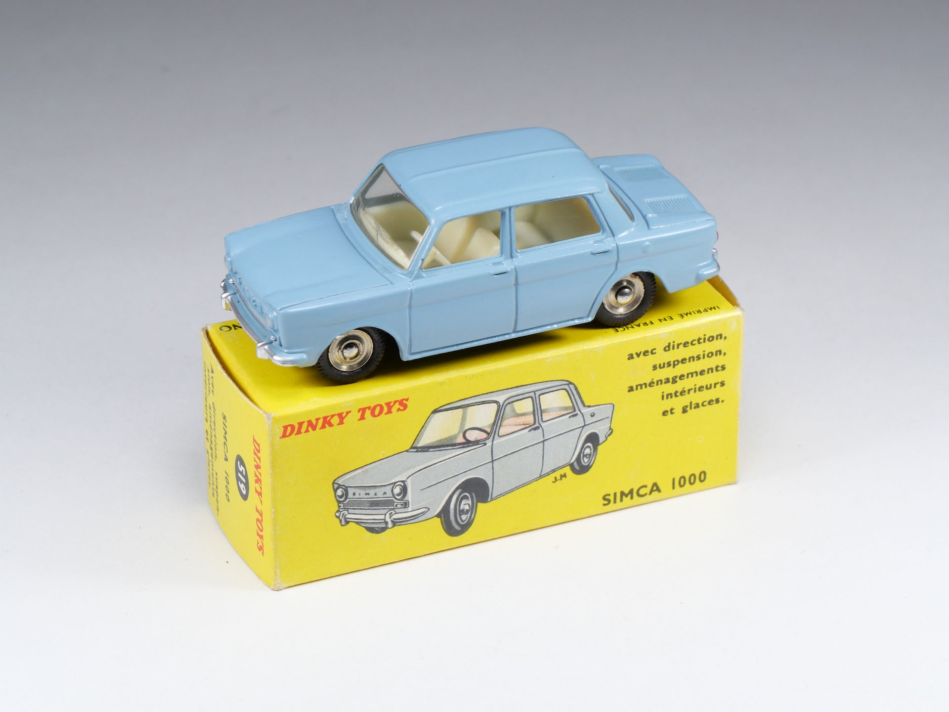 DINKY TOYS FRANCE - 519 - Simca 1000 - En boite