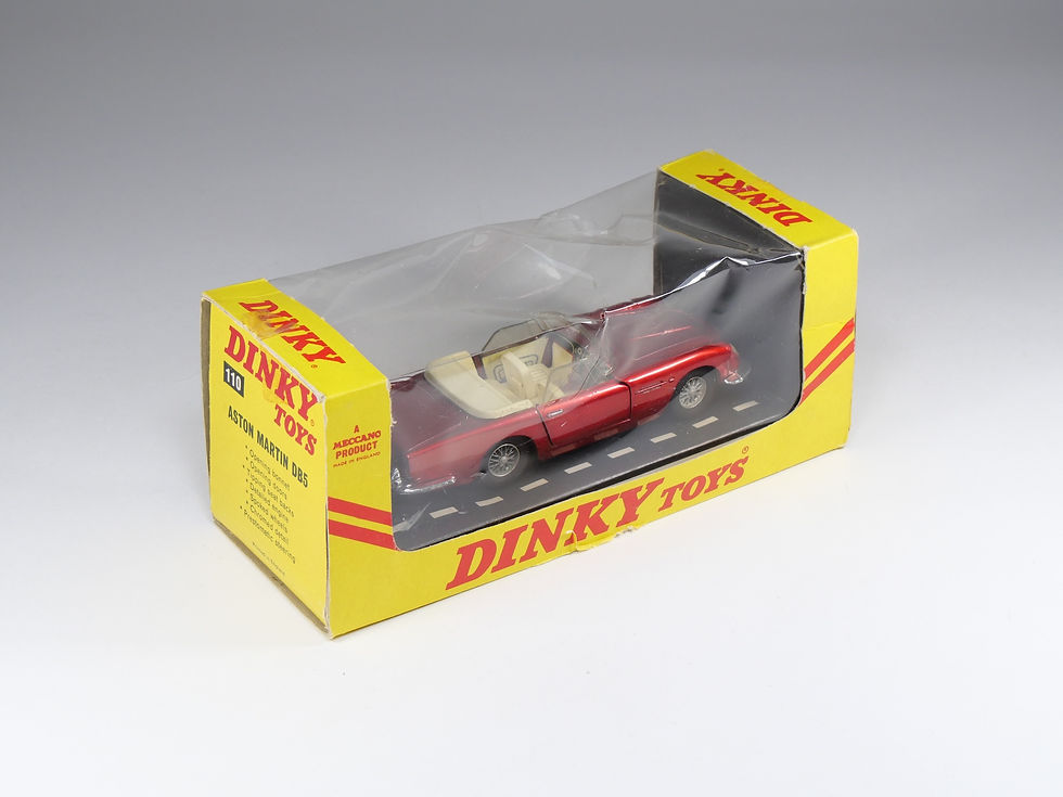 Thumbnail: DINKY TOYS ENGLAND - 110 - Aston Martin DB5 - Intérieur Beige - En boite