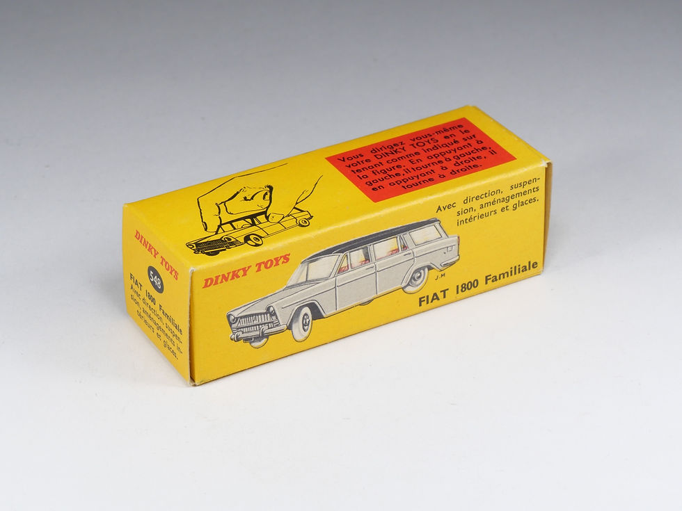 Thumbnail: DINKY TOYS FRANCE - 548 - Fiat 1800 Familiale - En boite