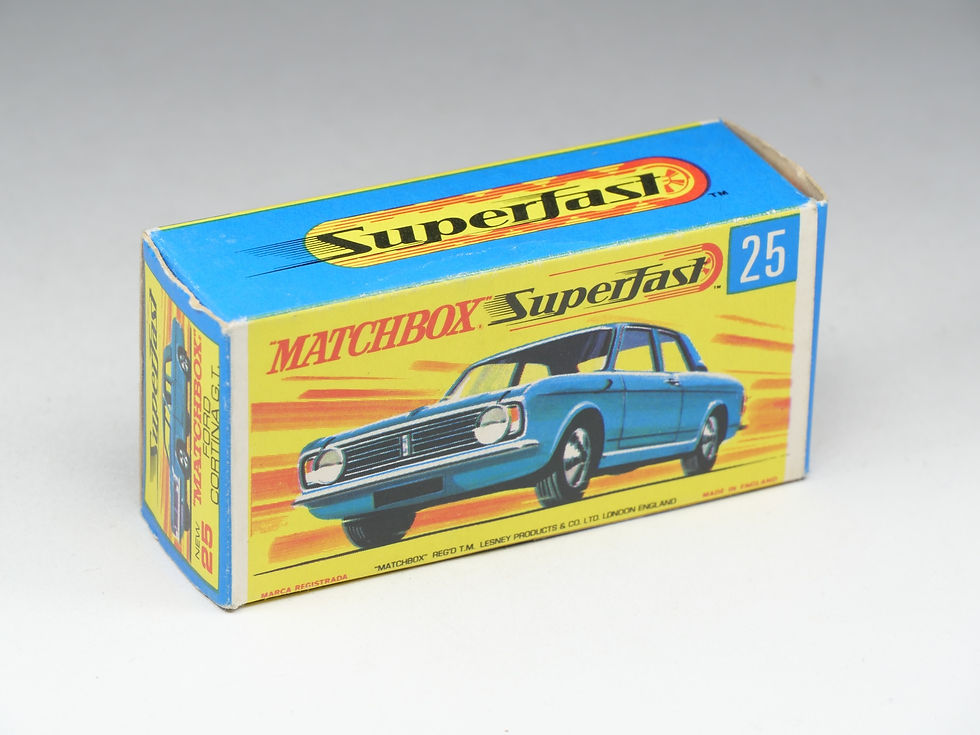 Miniatura: MATCHBOX - SUPERFAST - 25 - Ford Cortina - Bleu métal - En boite