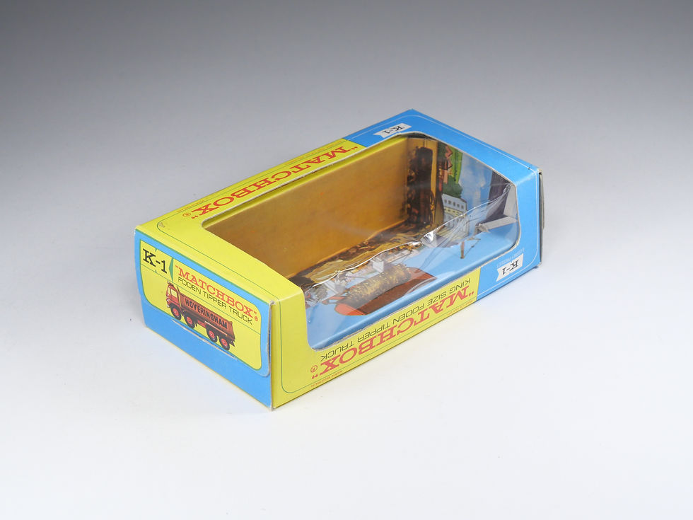 Thumbnail: MATCHBOX - KING SIZE - K-1 - Foden Tipper Truck Hoveringham - En boite