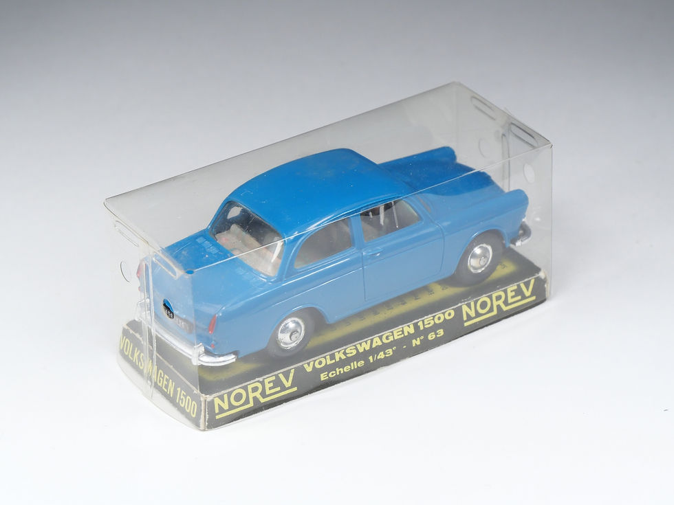Miniature : NOREV - 63 - Volkswagen 1500 - Bleu Canard - En boite
