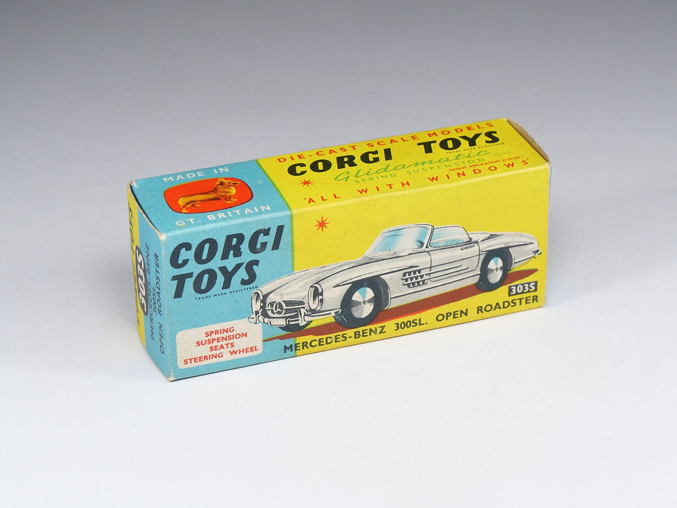 Thumbnail: CORGI - 303S - Mercedes benz 300SL Open Roadster - En boite