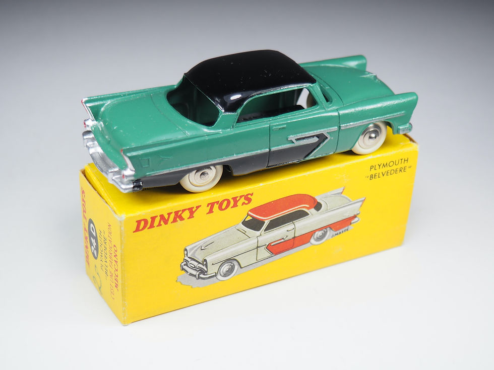 Miniatura: DINKY TOYS FRANCE - 24D - PLYMOUTH BELVEDERE - 1/43