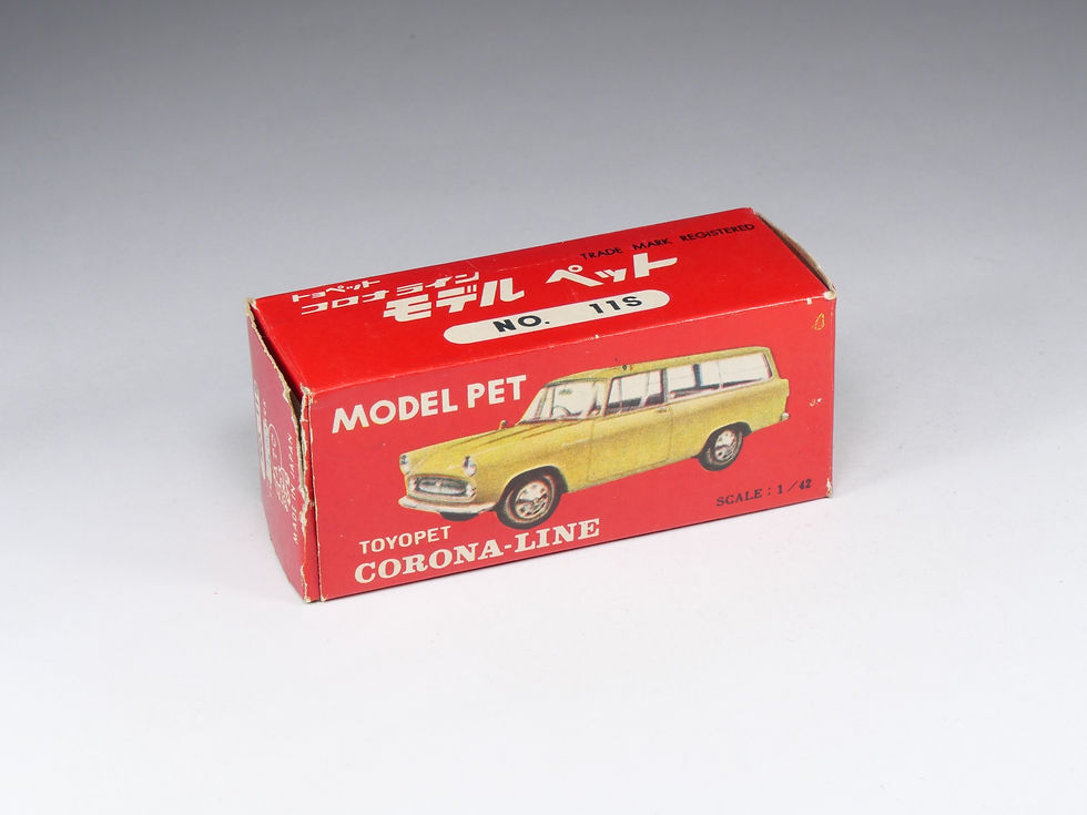 Thumbnail: ASAHI ATC - Model Pet - 11S - 1961 Toyopet Corona-Line - Rose - En boite