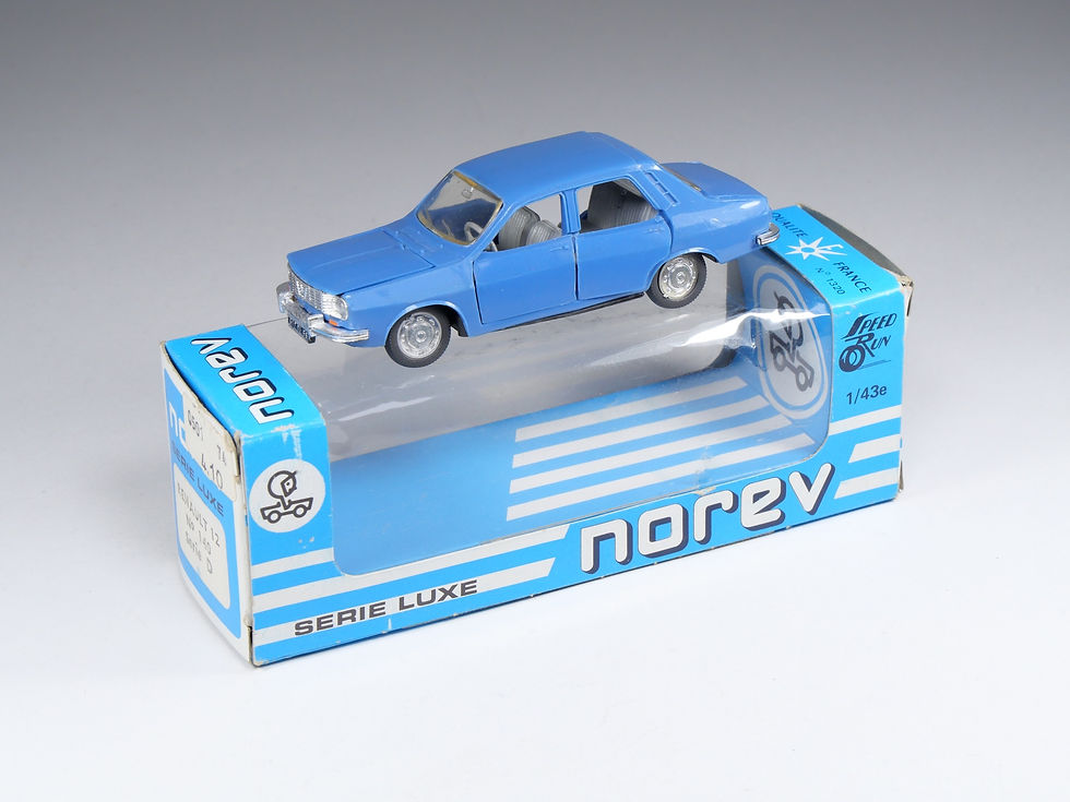 NOREV - SÉRIE LUXE / PLASTIGAM - 140 - Renault 12 - Sable - En boite