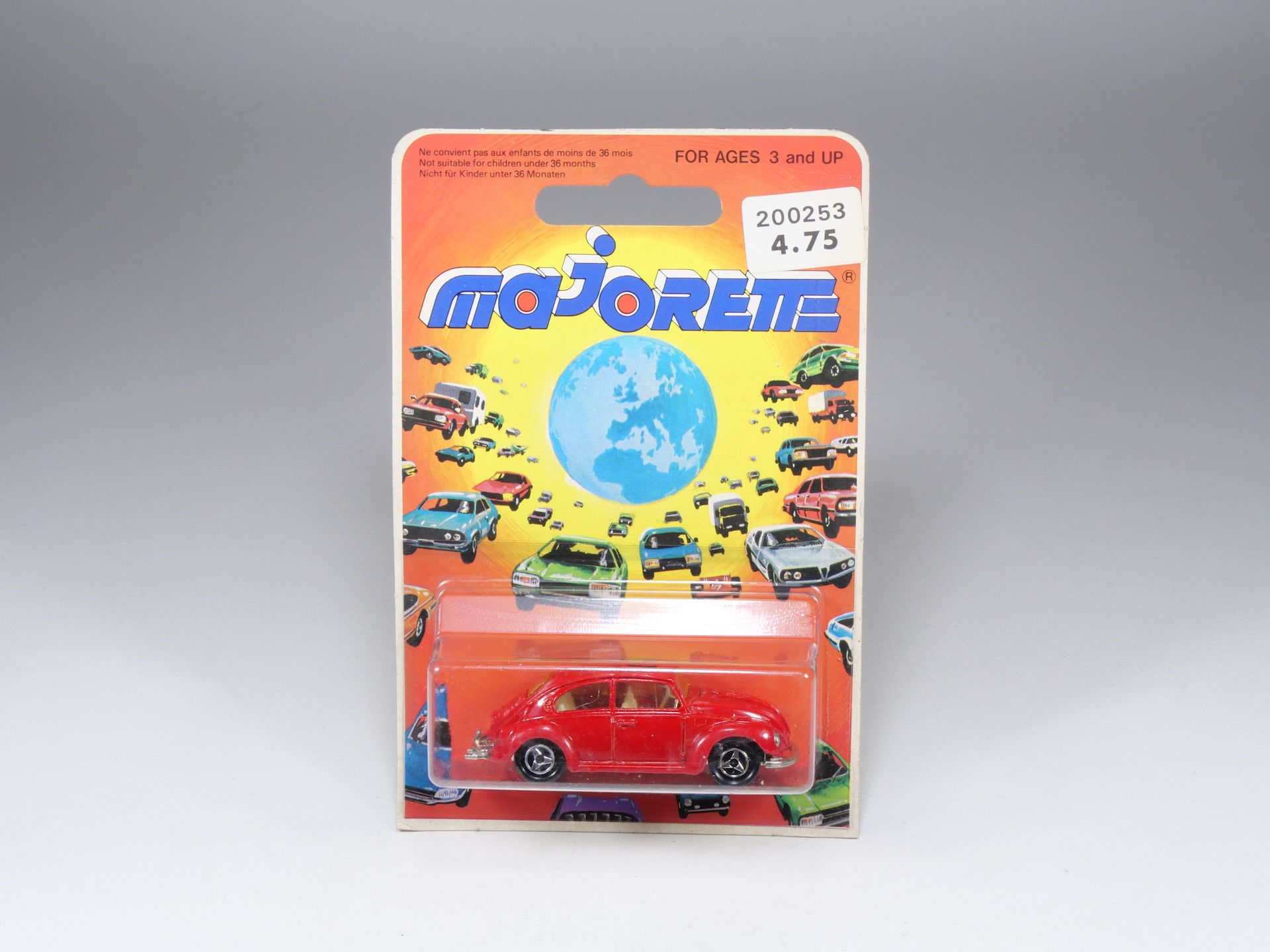 MAJORETTE - 202 - VW Cox 1302 Volkswagen Bug - MOC en blister