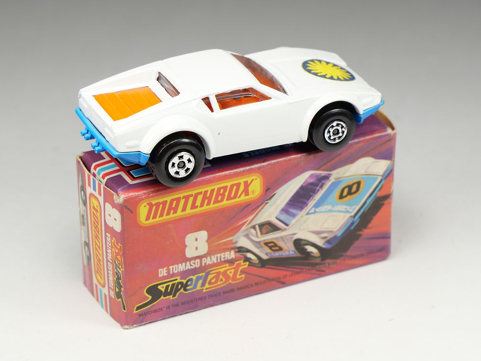 Thumbnail: MATCHBOX SUPERFAST - 8 - De Tomaso Pantera - Variante Soleil - En boite