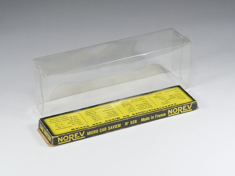 Thumbnail: NOREV - 1/86 - Micro-miniatures - 528 - Micro Car Autocar Saviem SC1 - Bleu roi
