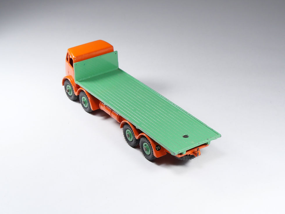 Thumbnail: DINKY TOYS FRANCE - 902 - Foden Flat Truck - Orange et vert - En boite