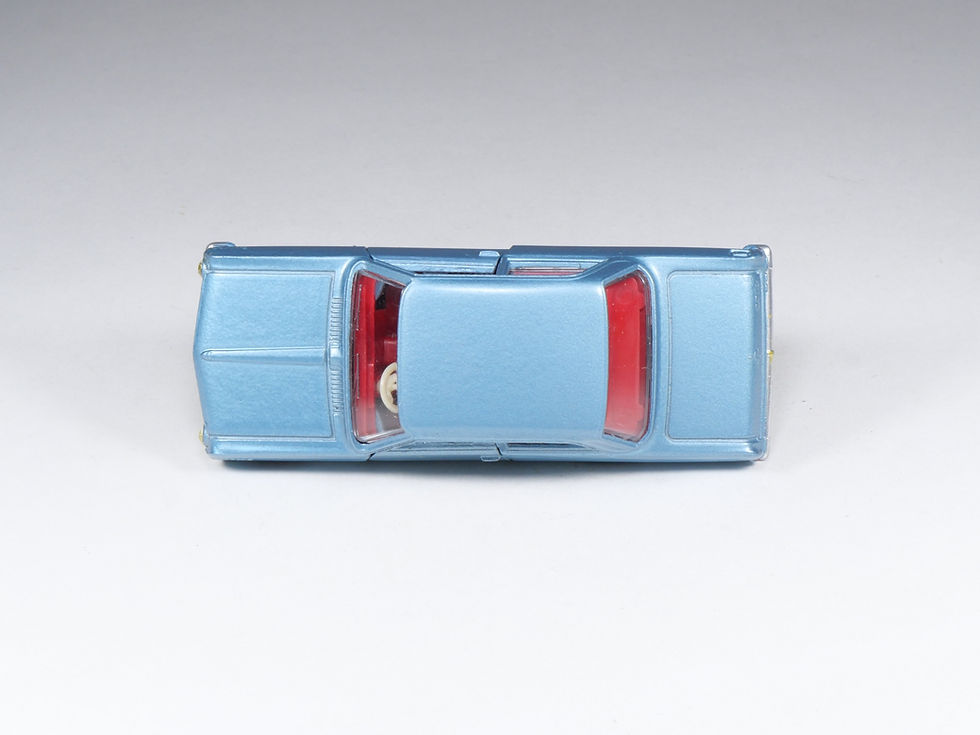 Thumbnail: DINKY TOYS FRANCE - 542 - Opel Rekord - Bleu métal - En boite