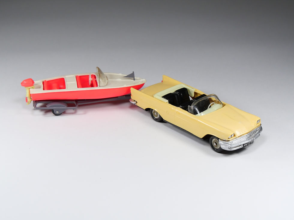 Thumbnail: NOREV - 92 - Chrysler New Yorker Et Dinghy Rocca - Beige -  En boite