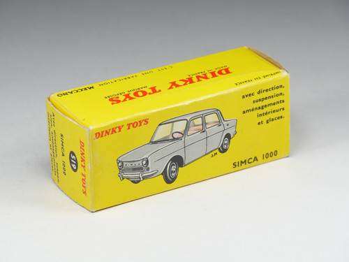Jouet Dinky Toys D'origine France : Simca 1000 Référence 519 Jouet Dinky Toys D'origine France : Simca 1000 Référence 519