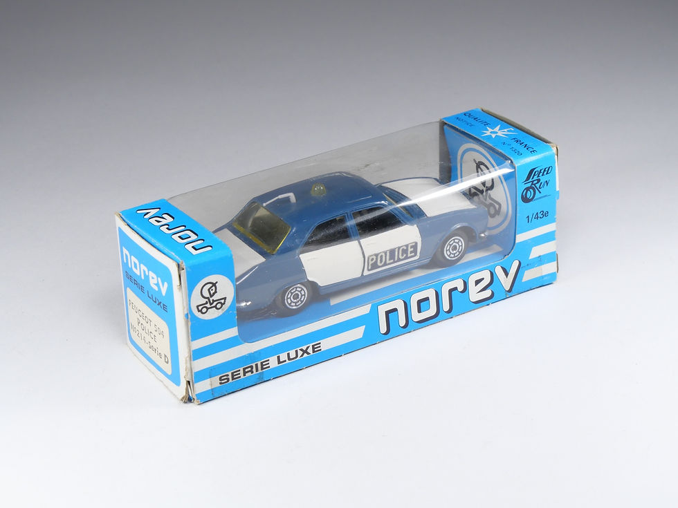 Thumbnail: NOREV - SÉRIE LUXE / PLASTIGAM - 214 - Peugeot 504 Police - En boite