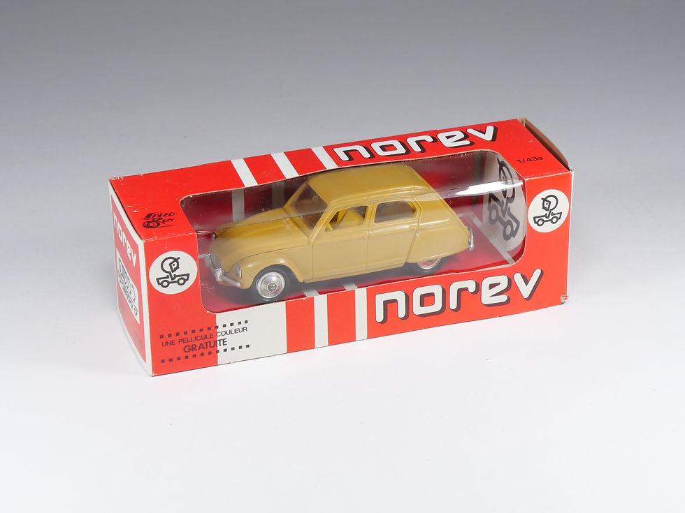 Thumbnail: NOREV PLASTIGAM - 157 - Citroen Dyane - Caramel intérieur jaune - En boite