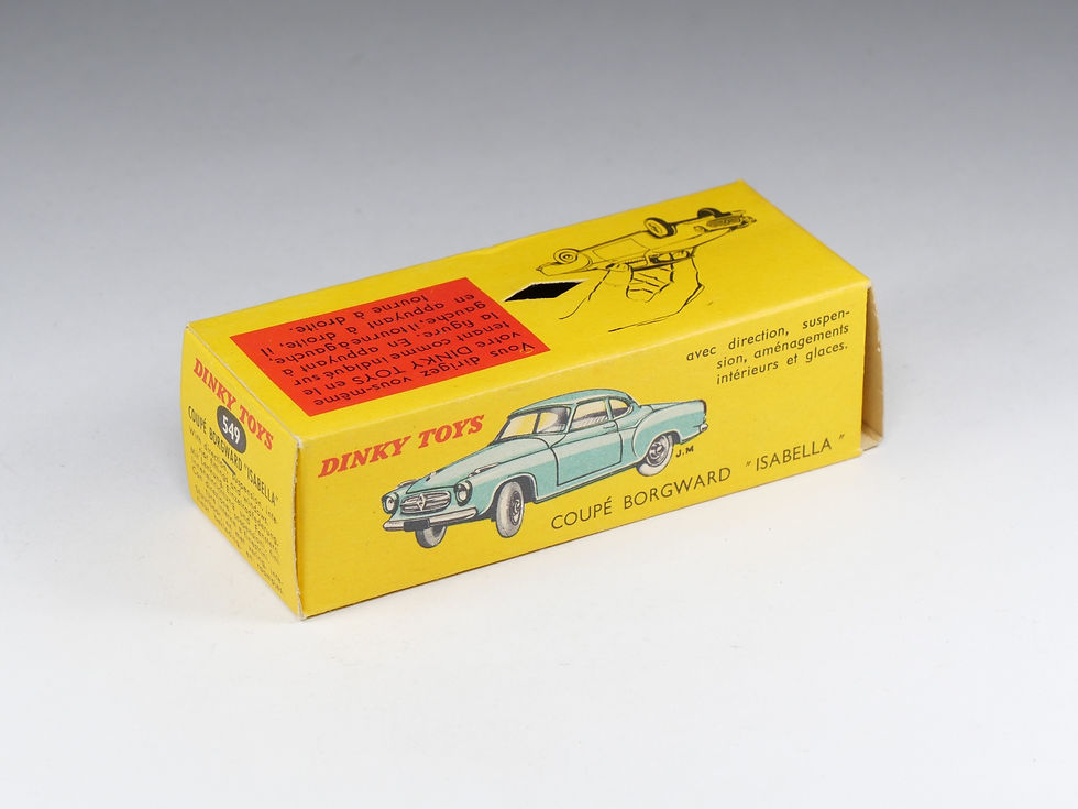Thumbnail: DINKY TOYS FRANCE - 549 - Coupé Borgward Isabella - En Boite