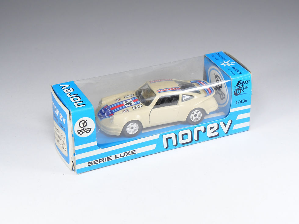 Thumbnail: NOREV - SÉRIE LUXE / PLASTIGAM - 184 - Porsche Carrera RSR Martini - En boite