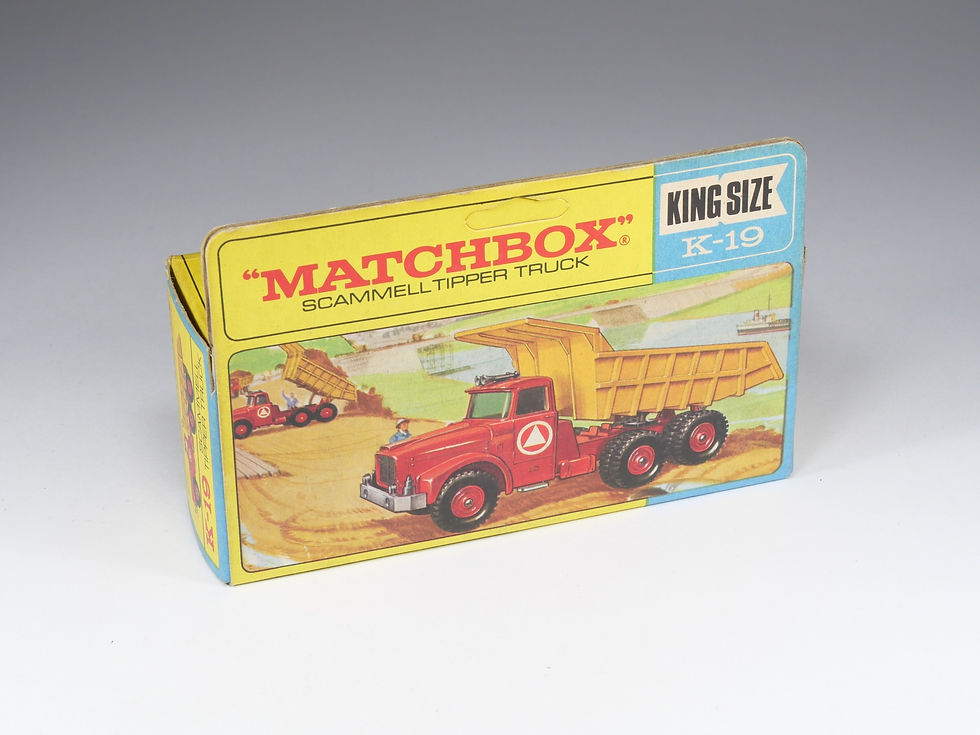 Thumbnail: MATCHBOX - KING SIZE - K-19 - Scammel Tipper Truck - En boite