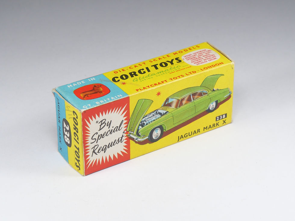 Thumbnail: CORGI - 238 - Jaguar Mark X - Sea Green - En boite