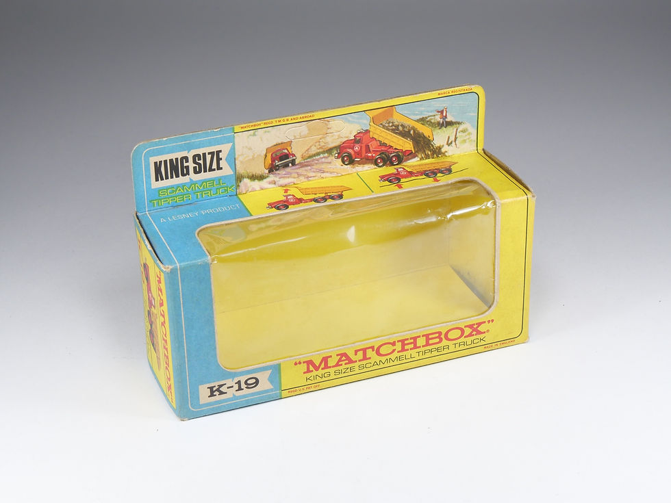 Thumbnail: MATCHBOX - KING SIZE - K-19 - Scammel Tipper Truck - En boite