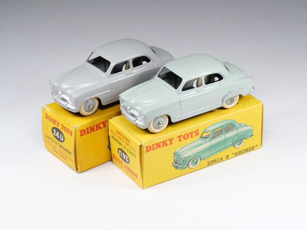 Miniature : DINKY TOYS FRANCE - 24U - Simca 9 Aronde - Vert Pale - En boite