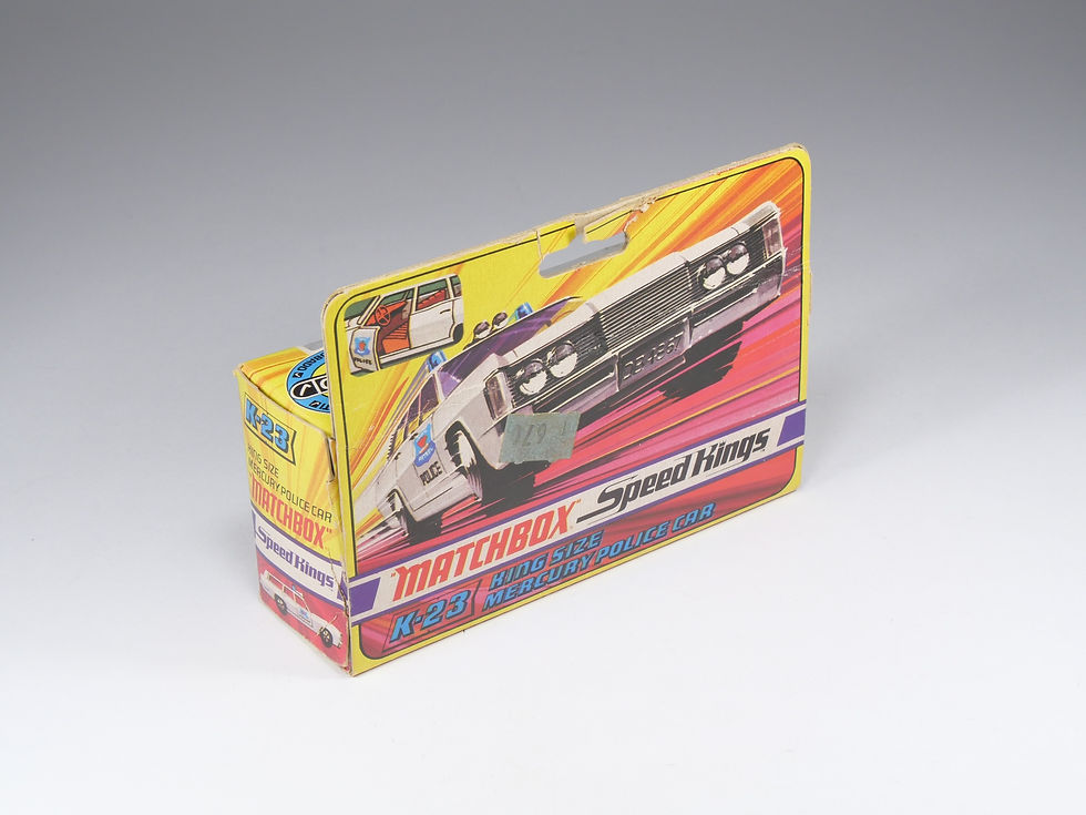 Thumbnail: MATCHBOX - King Size - K-23 - Mercury Police Car - En boite