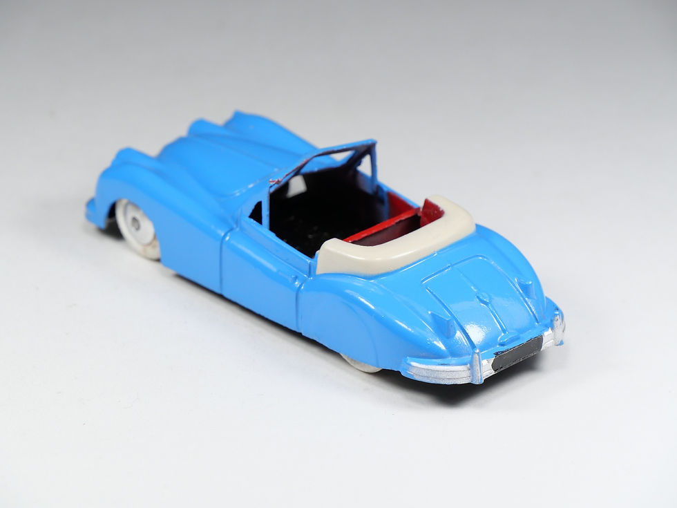 Miniatura: QUIRALU - Modèle Original - Jaguar XK 140 - Bleu vif - En boite