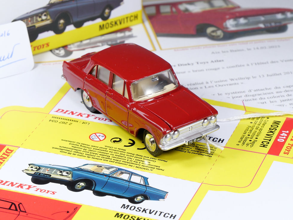 Thumbnail: DINKY TOYS ATLAS - 1410 - Essai / Prototype - Moskvitch 412 - JM Roulet