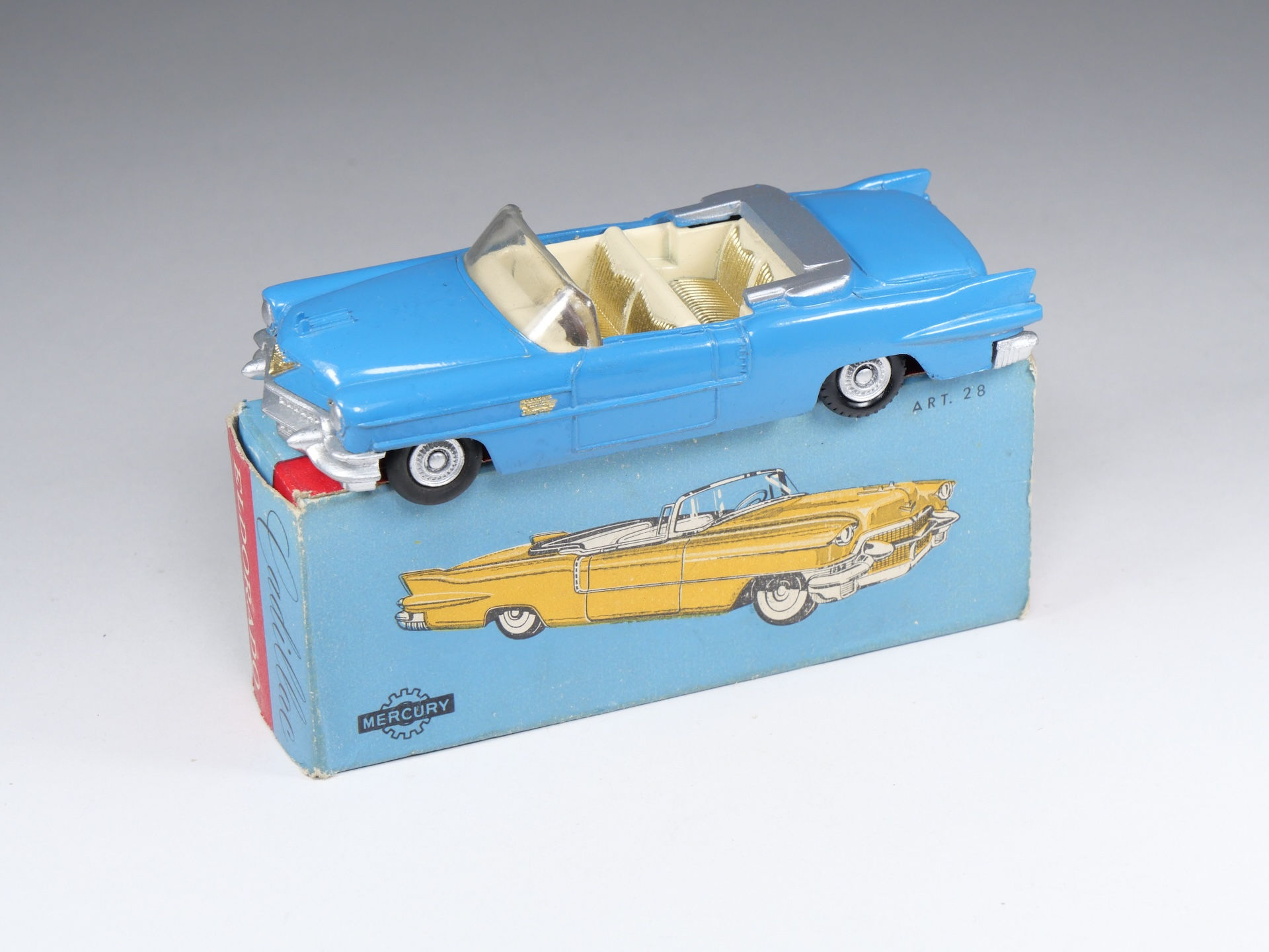 MERCURY - 28 - Cadillac Eldorado - Bleu Roi - En boite