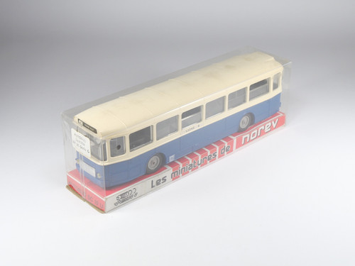 Autobus Miniature Norev Saviem SC 10 U - Modèle Palais Royal-Concorde-Puteaux, Bon état