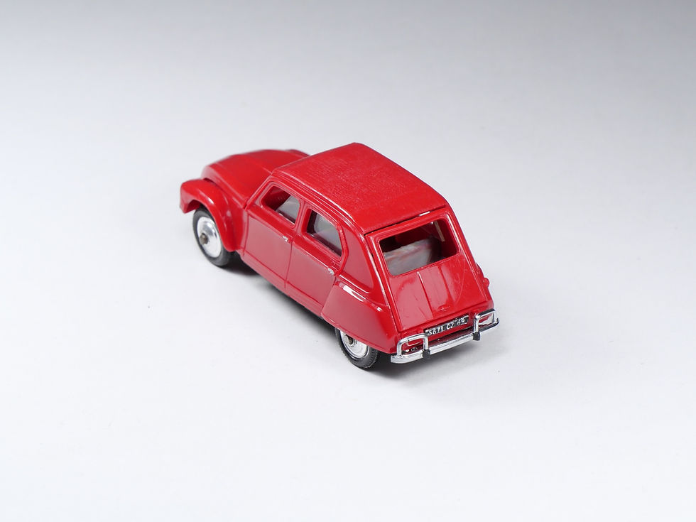 Thumbnail: NOREV - SÉRIE LUXE / PLASTIGAM - 57 - Citroen Dyane - Rouge - En boite