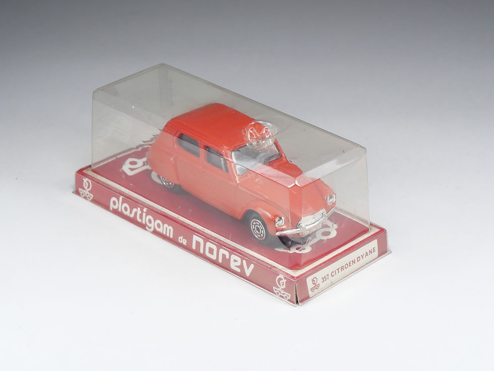 Thumbnail: NOREV - CUBE PLASTIGAM - 357 / 157 - Citroën Dyane - Orange brique - En boite