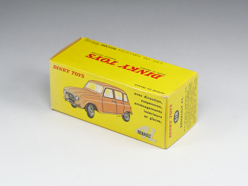 Thumbnail: DINKY TOYS FRANCE - 518 - Renault 4L - Bleu pale - En boite