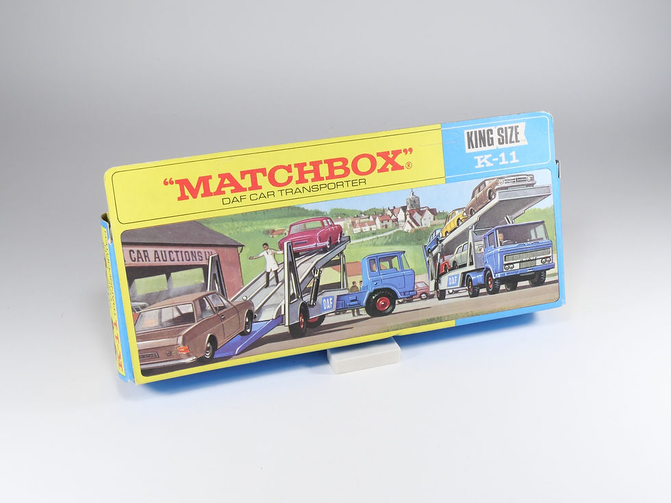 Thumbnail: MATCHBOX - KING SIZE - K-11 - Daf Car Transporter - En boite