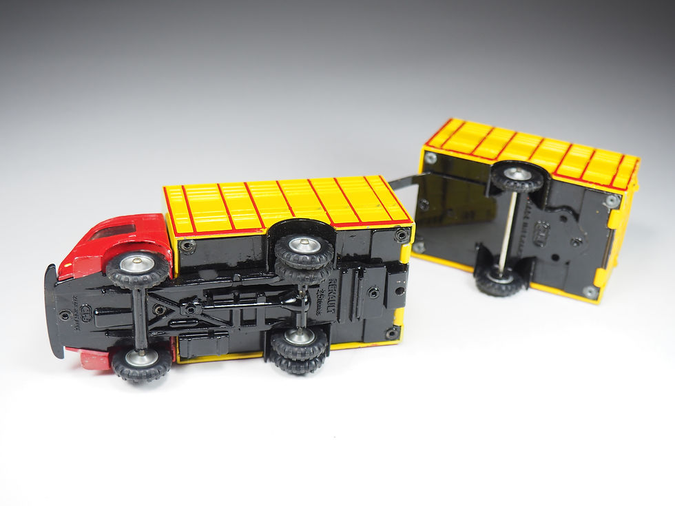 Thumbnail: CIJ - 4/50 - RENAULT GALION 2,5T BÉTAILLÈRE AVEC REMORQUE - 1/43