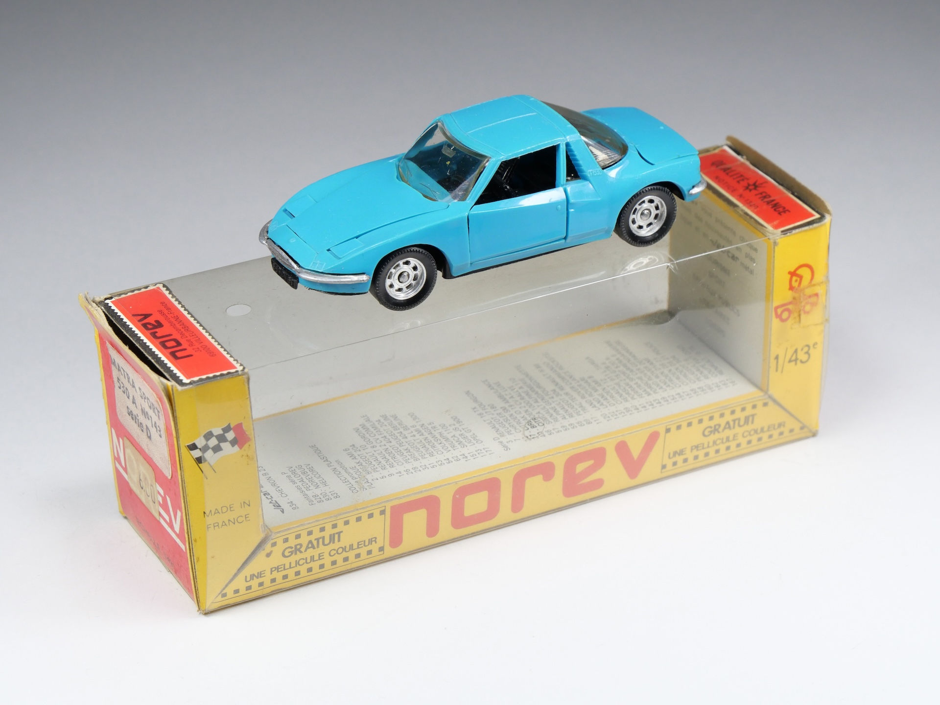 NOREV - 143 - Matra Sport 530A - Bleu turquoise - En boite