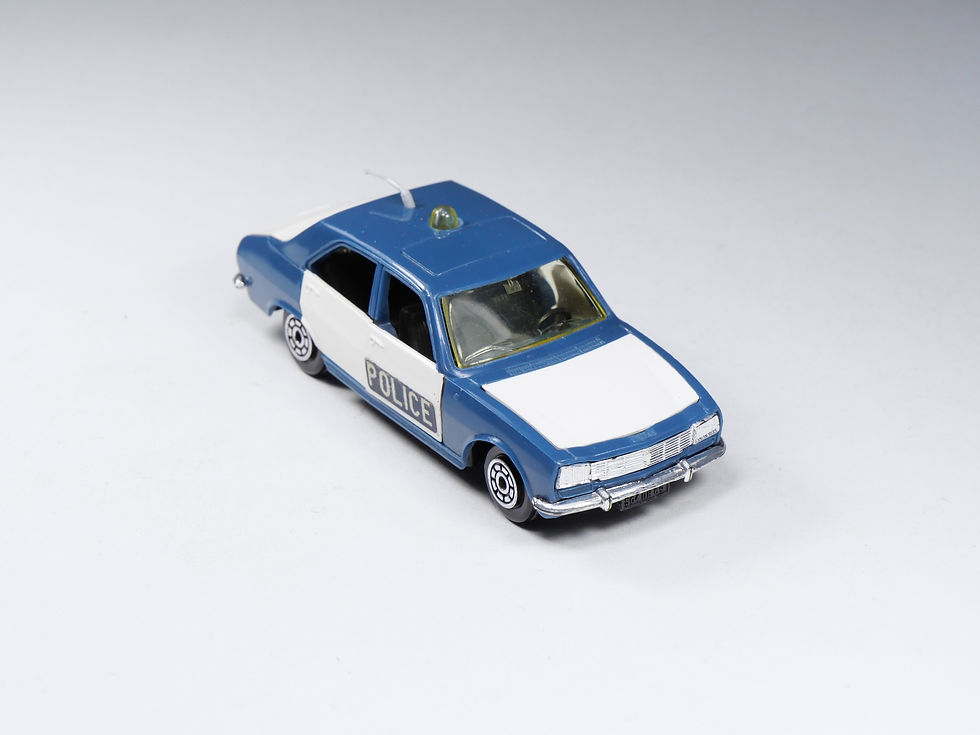 Thumbnail: NOREV - SÉRIE LUXE / PLASTIGAM - 214 - Peugeot 504 Police - En boite