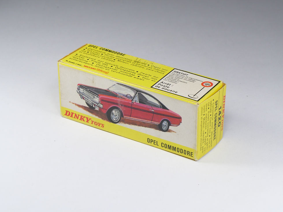 Thumbnail: DINKY TOYS FRANCE - 1420 - Opel Commodore - En boite