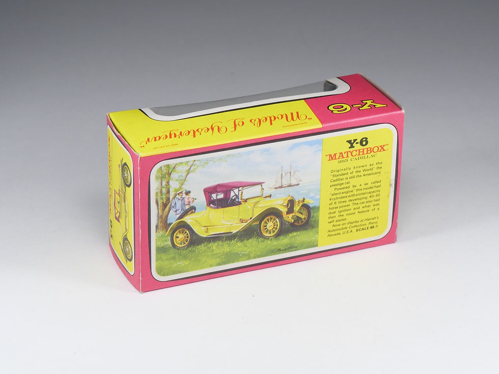 Miniature : MATCHBOX YESTERYEAR - Y-6 - 1913 Cadillac - En boite