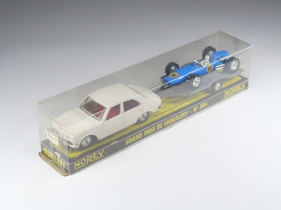 Thumbnail: NOREV - 104 - Grand Prix de Montléry - Peugeot 504 et Matra Sport - En boite