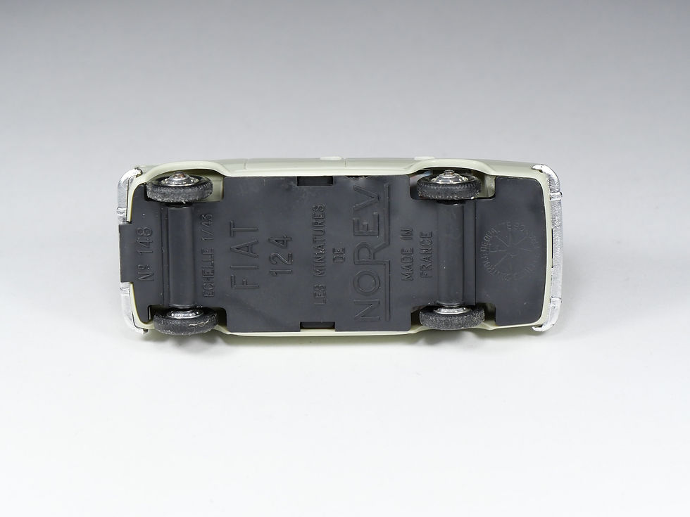 Thumbnail: NOREV - 148 - Fiat 124 - Gris vert - En boite