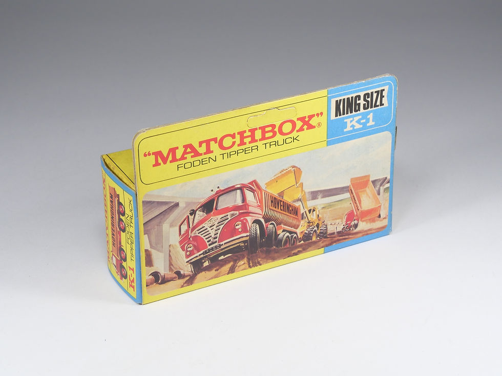 Thumbnail: MATCHBOX - KING SIZE - K-1 - Foden Tipper Truck Hoveringham - En boite