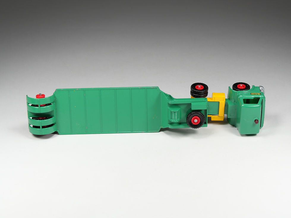 Thumbnail: MATCHBOX - KING SIZE - K-17 - Low Loader w/ Bulldozer - Laing - En boite