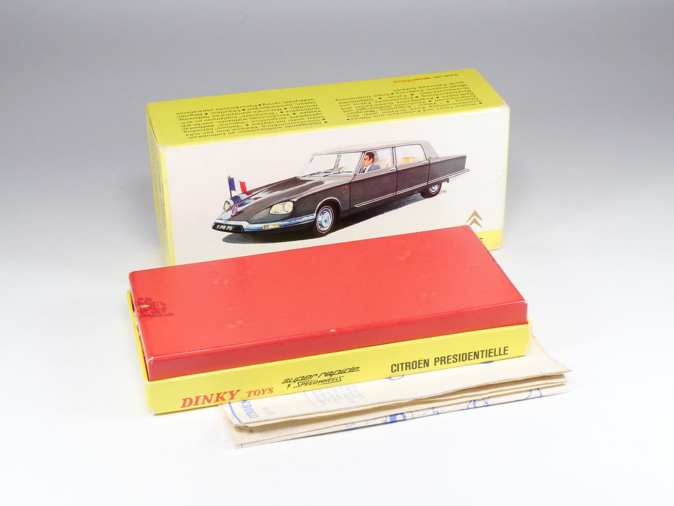 Miniature : DINKY TOYS FRANCE - 1435 - Citroën DS 21 Chapron Présidentielle - En boite