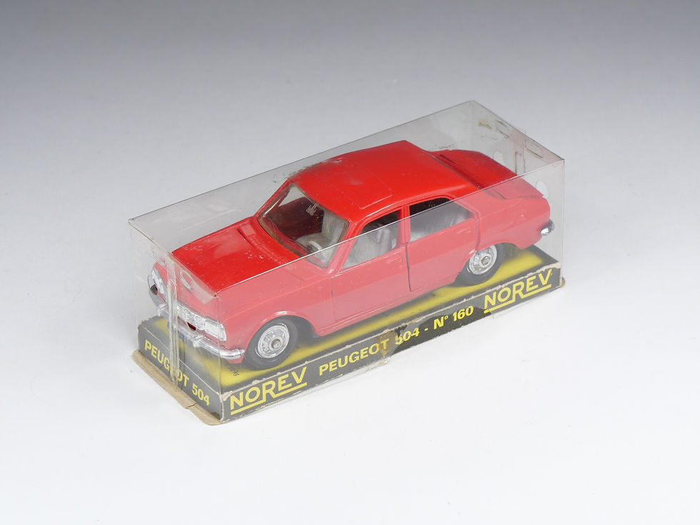 Thumbnail: NOREV - 160 - Peugeot 504 - Rouge - En boite