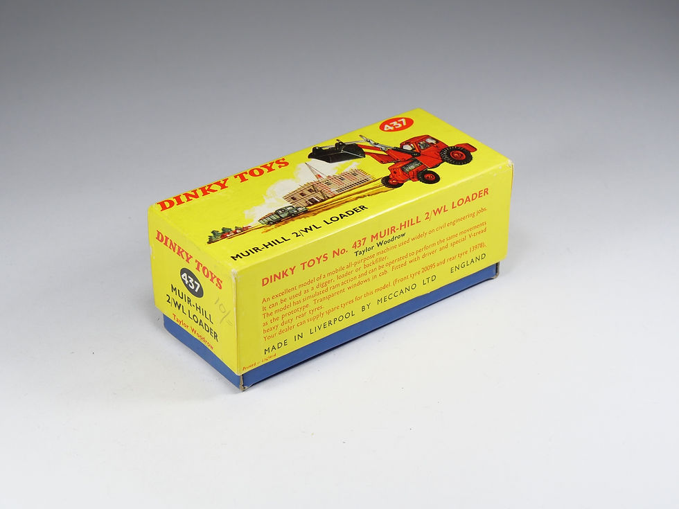 Thumbnail: DINKY TOYS ENGLAND - 437 - Muir-Hill 2/WL Loader - Rare pelle noire - En boite